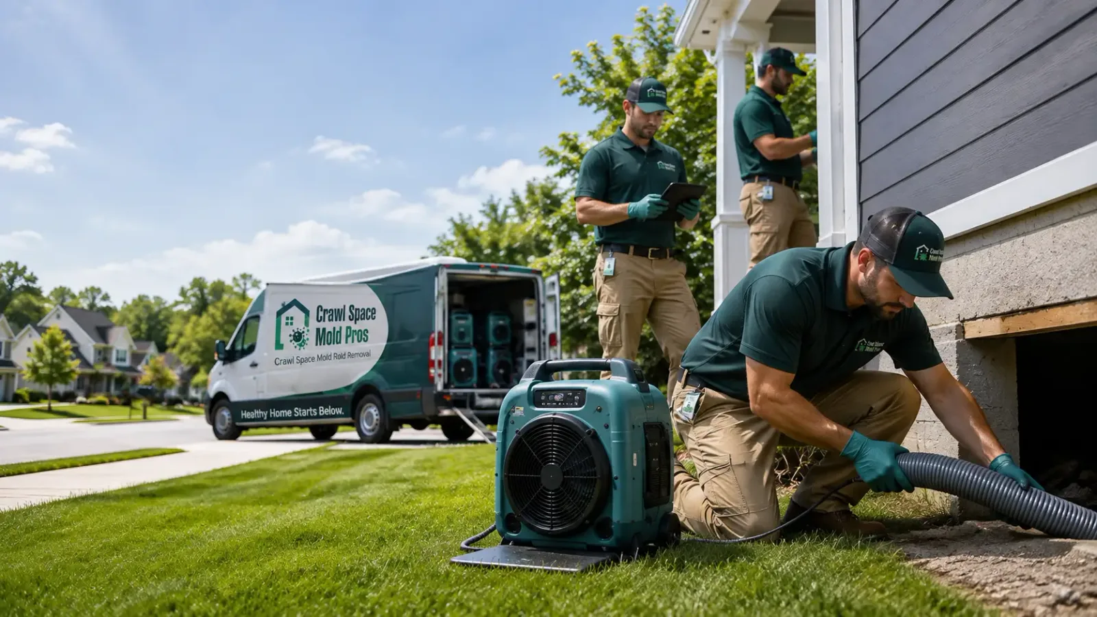 Crawl Space Mold Removal in Petersburg, PA